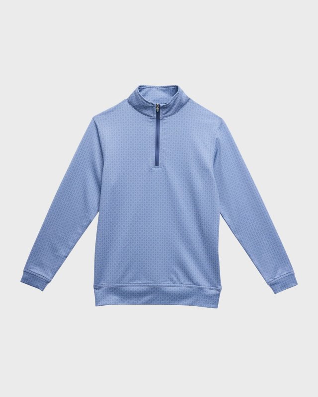 Boy's Perth Youth Skull in One Long-Sleeve Performance Shirt, Size XS-X